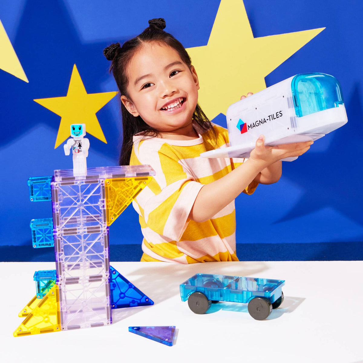 MAGNA-TILES Kosmos – baza kosmiczna z płytek