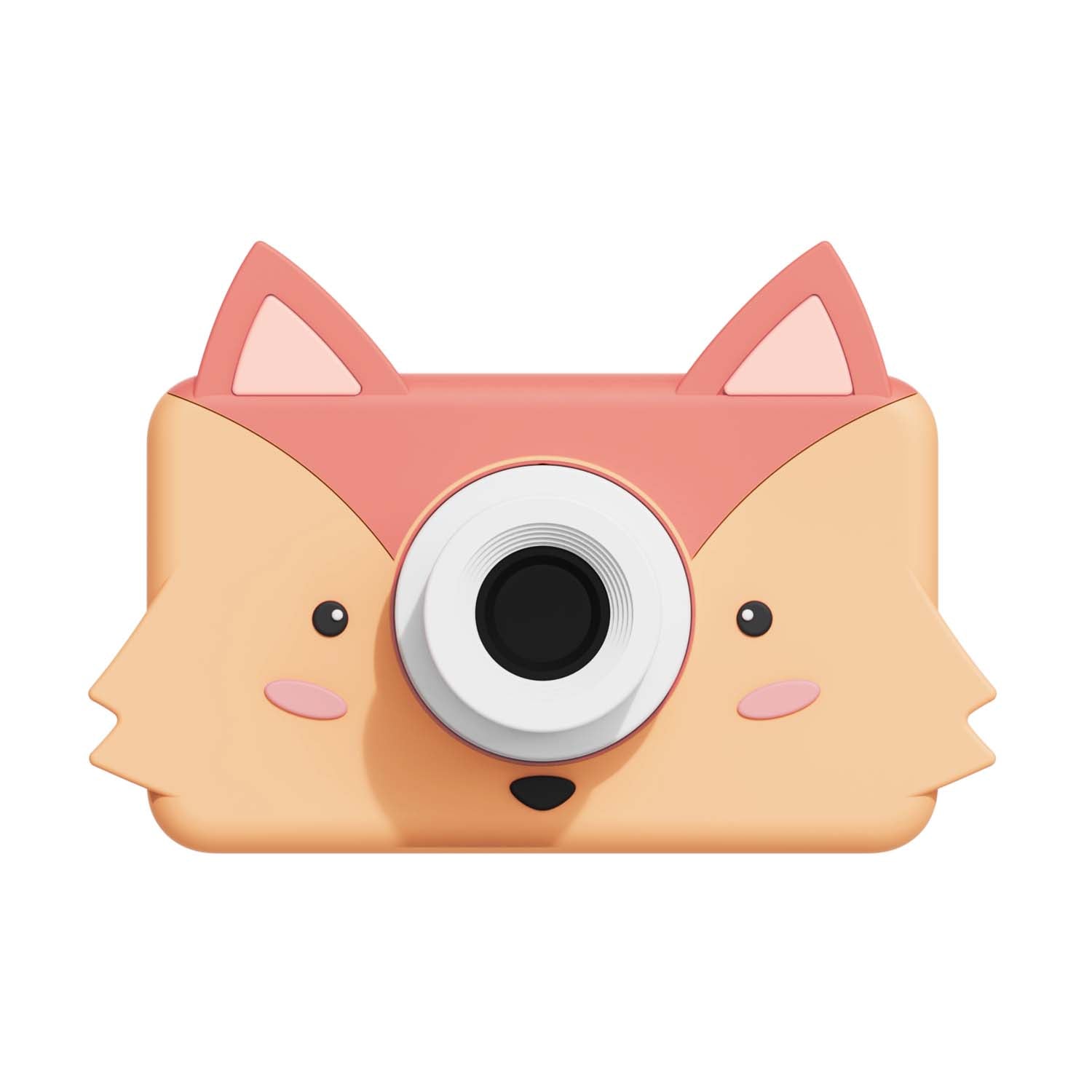 Aparat fotograficzny Zoo Friends dla dzieci, wykonany z ekologicznych materiałów, z 24-megapikselowym obiektywem i funkcją nagrywania wideo. Lekki, łatwy w obsłudze z kolorowym silikonowym pokrowcem, idealny dla dzieci od 2 do 10 lat. W zestawie karta pamięci 32 GB, pozwalająca na zapisanie do 8000 zdjęć oraz 20 zabawnych filtrów i naklejek do personalizacji zdjęć.