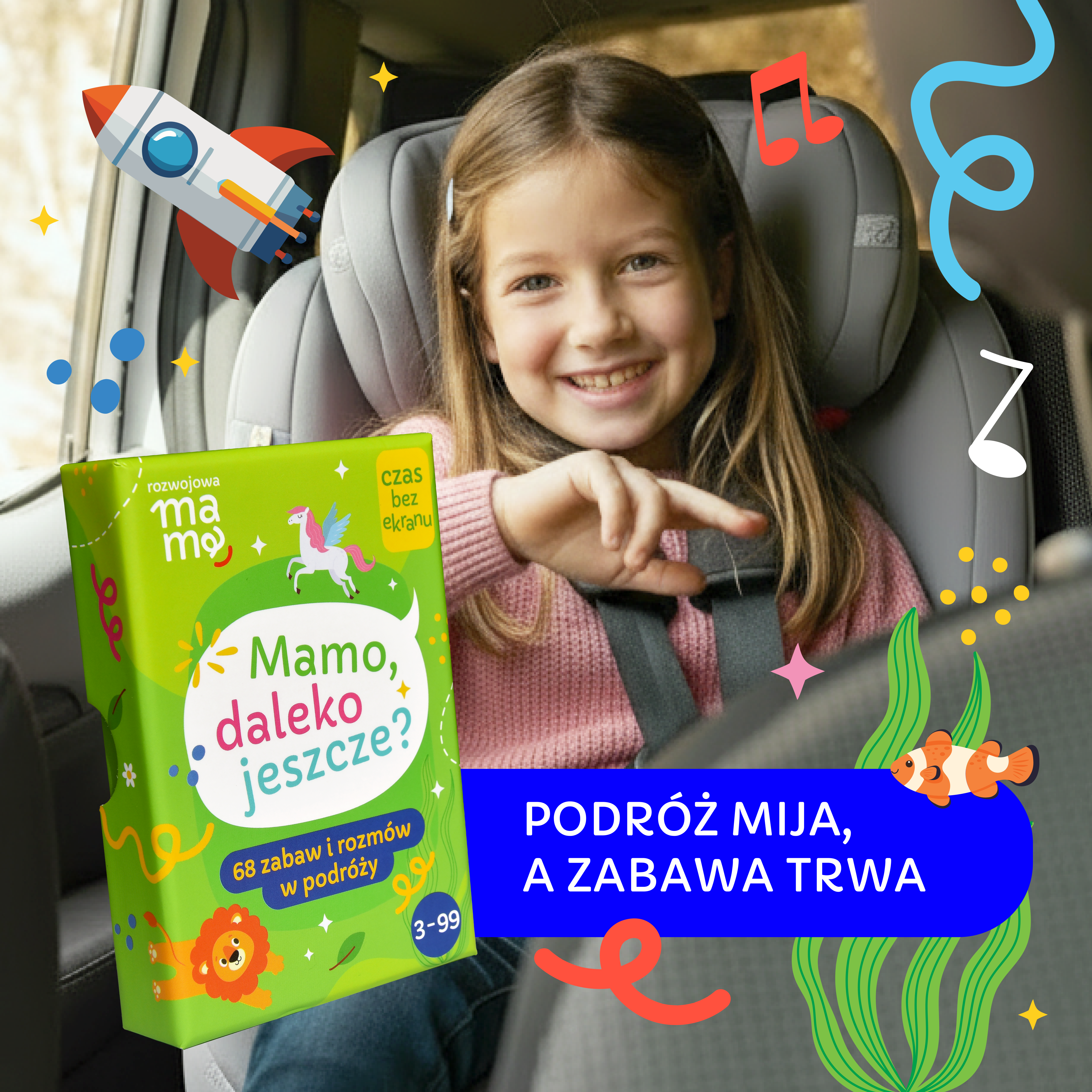Podróż samochodem z dziećmi i kartami „Mamo, daleko jeszcze?” – rozmowy zamiast ekranu, więź zamiast nudy