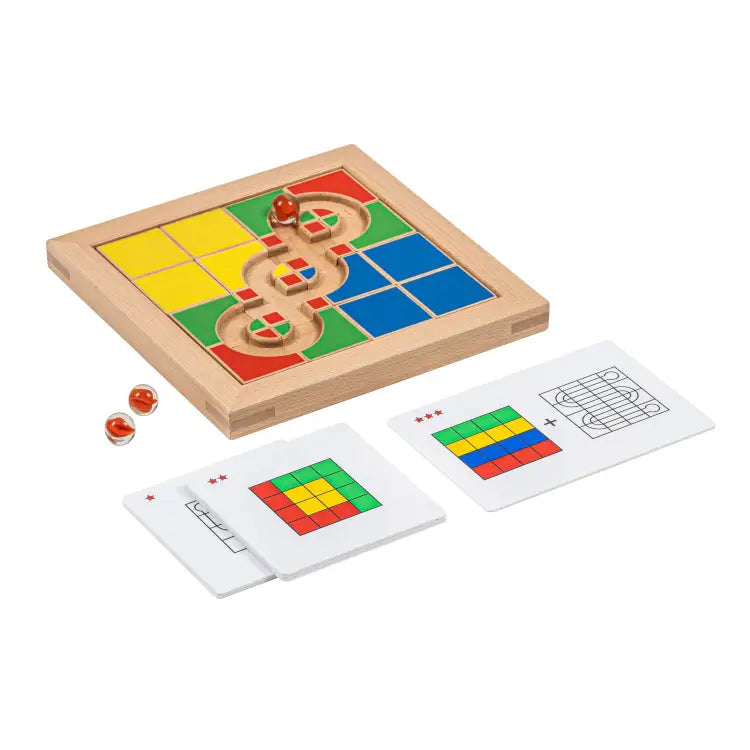 Elementy gry Color Code Educo – kolorowe elementy do układania sekwencji i ćwiczeń kodowania logicznego dla dzieci