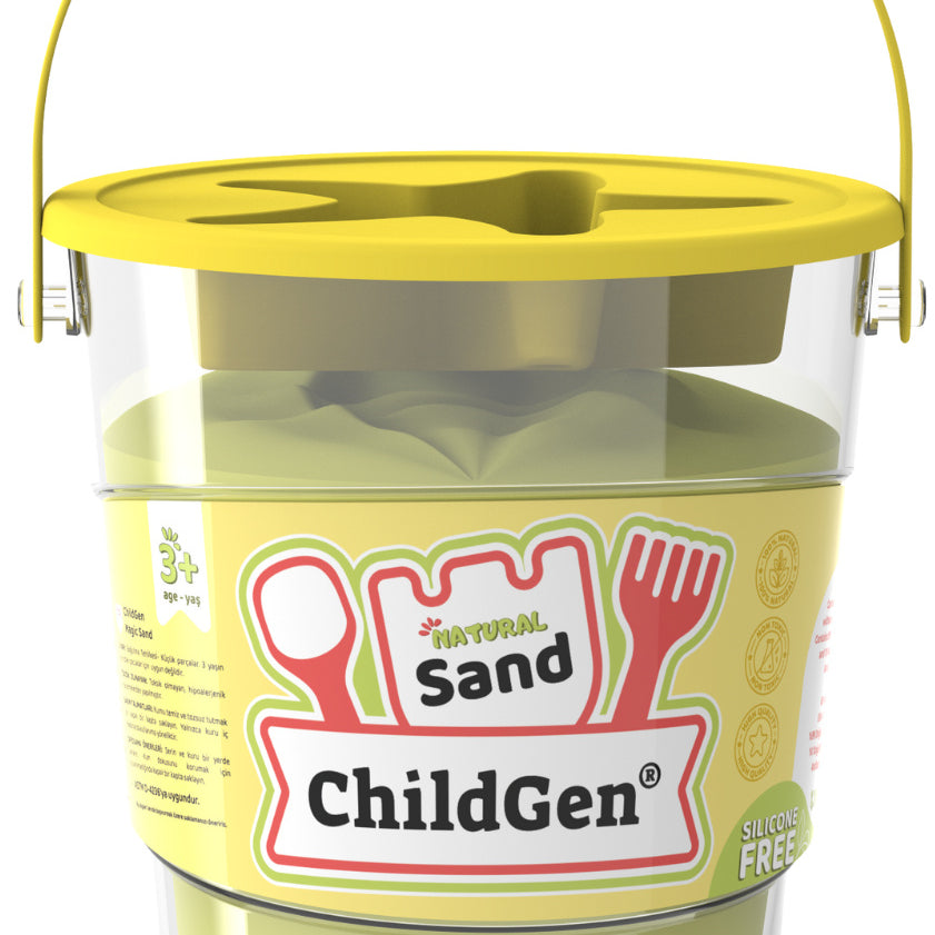 Piasek kinetyczny (500 g) z wiaderkiem i foremką ChildGen 3+
