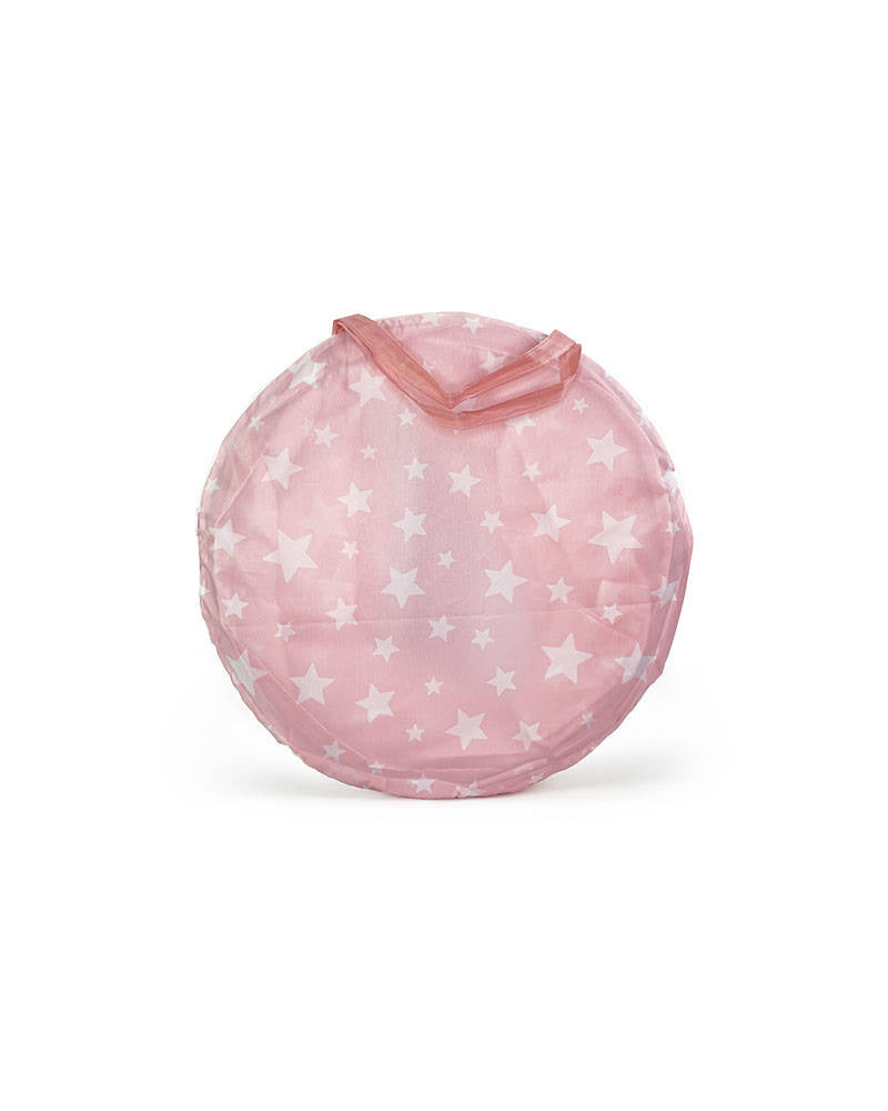 Tunel do zabawy dla dzieci, wykonany z poliestrowej tkaniny i solidnego stalowego stelażu. Idealny do ćwiczenia zdolności motorycznych i koordynacji, wprowadza w pozycję raczkowania, wspiera kreatywną zabawę i rozwój dziecka. Tunel jest łatwy do złożenia i przechowywania, co pozwala na szybkie i wygodne przenoszenie. Bezpieczny dla dzieci powyżej trzeciego roku życia.