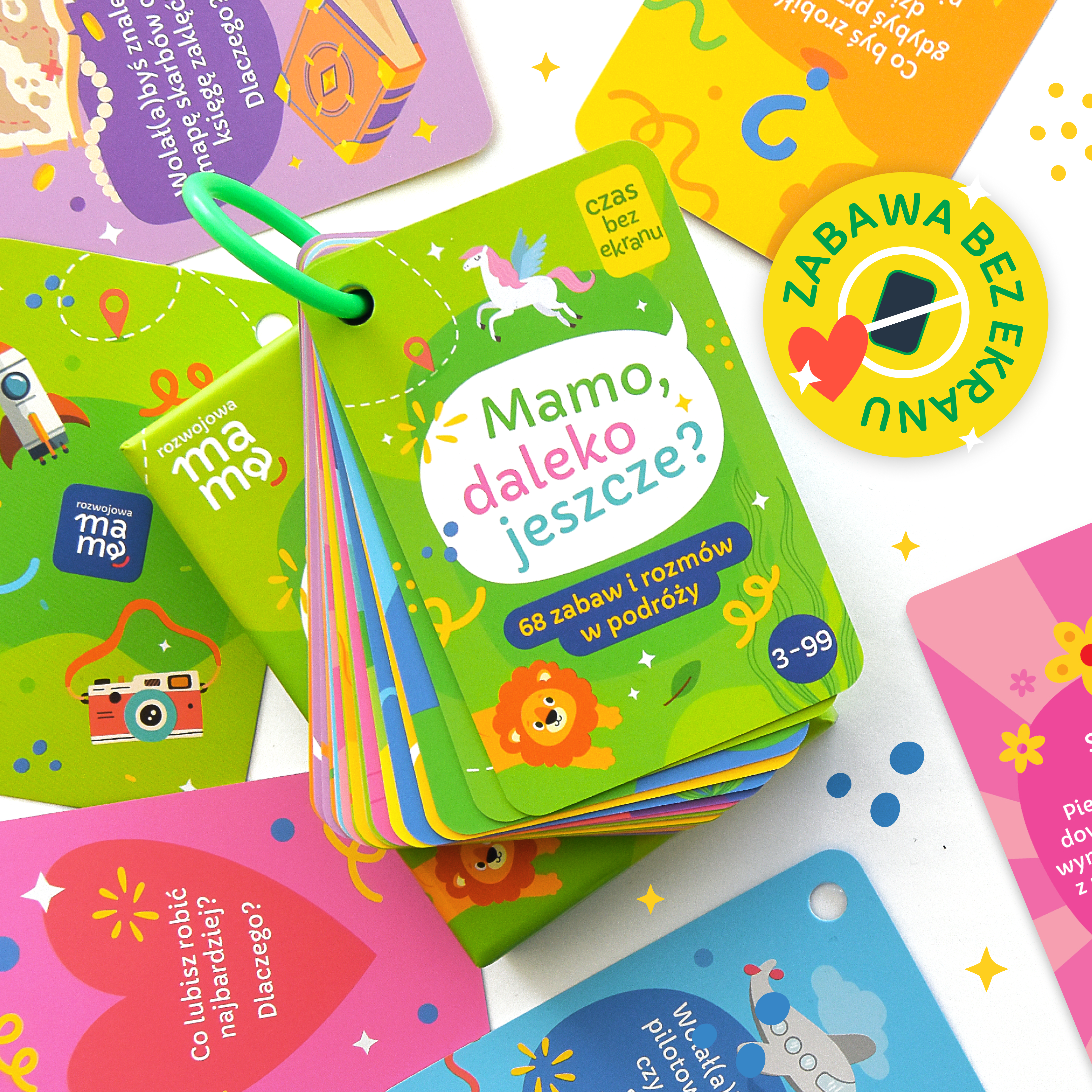 Przykładowe pytania z kart „Mamo, daleko jeszcze?” – tematy rozwijające mowę, empatię i myślenie refleksyjne dziecka