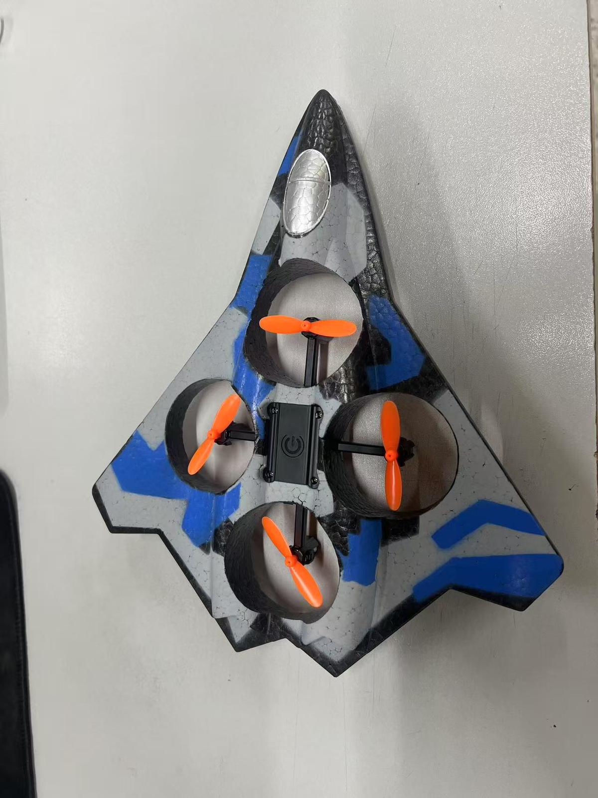 Samolot RC H270 Fighter Jet niebieski – szczegółowe zdjęcie odrzutowca zdalnie sterowanego, design i detale