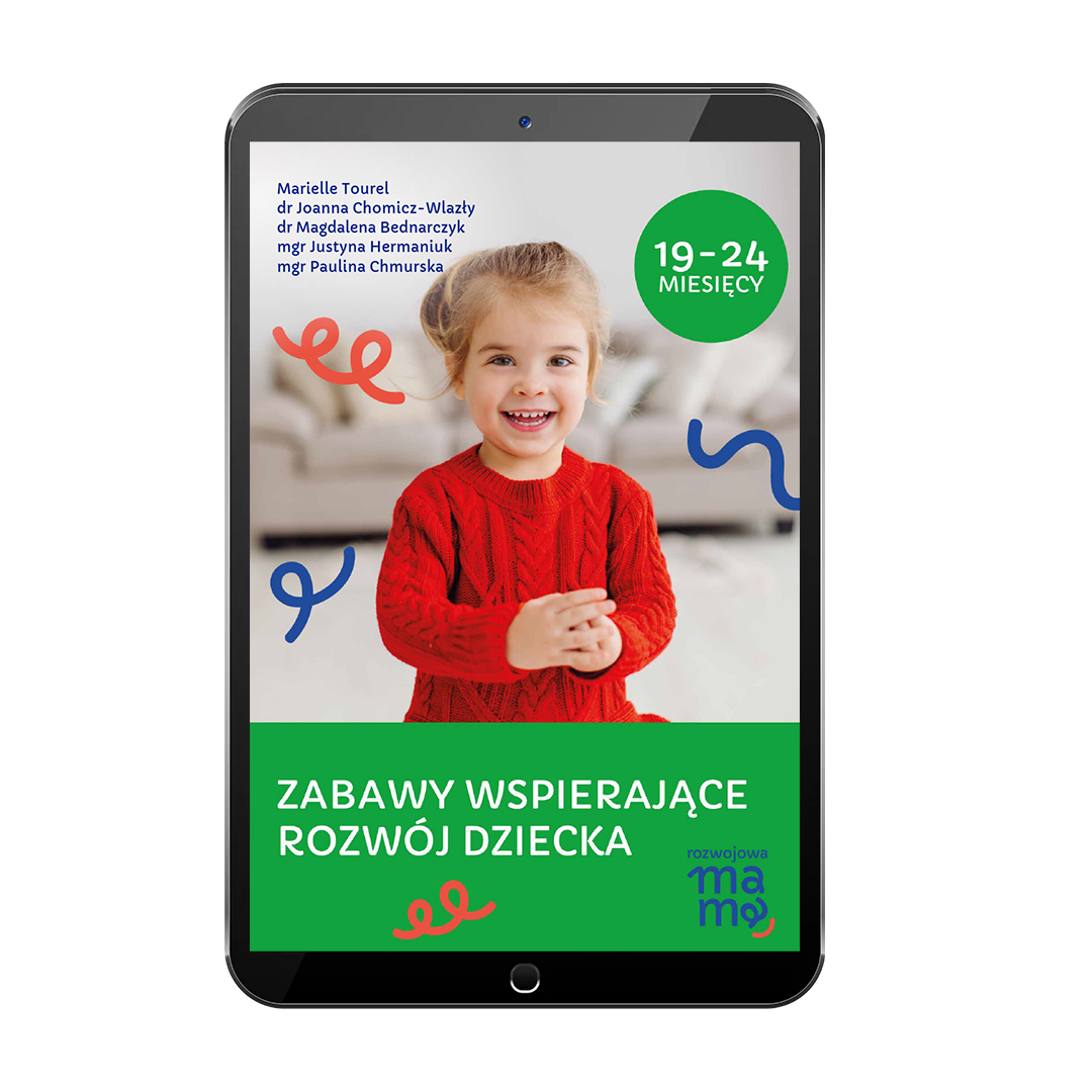 Zabawy dla dwulatka 19–24 miesiące – e-book z Programu Rozwoju Dziecka na tablecie, 105 aktywności w 8 obszarach rozwoju