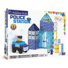 Klocki magnetyczne Police Station 35 el. MAGNA-TILES – posterunek policji i radiowóz