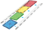 MAGNA-TILES Rail Racers XL – bramki i płotki stabilizujące tor