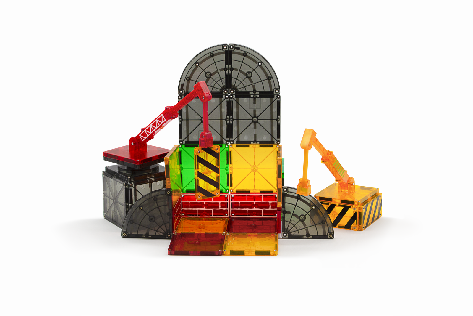 MAGNA-TILES Builder – magnetyczny żuraw z rozciąganym wysięgnikiem