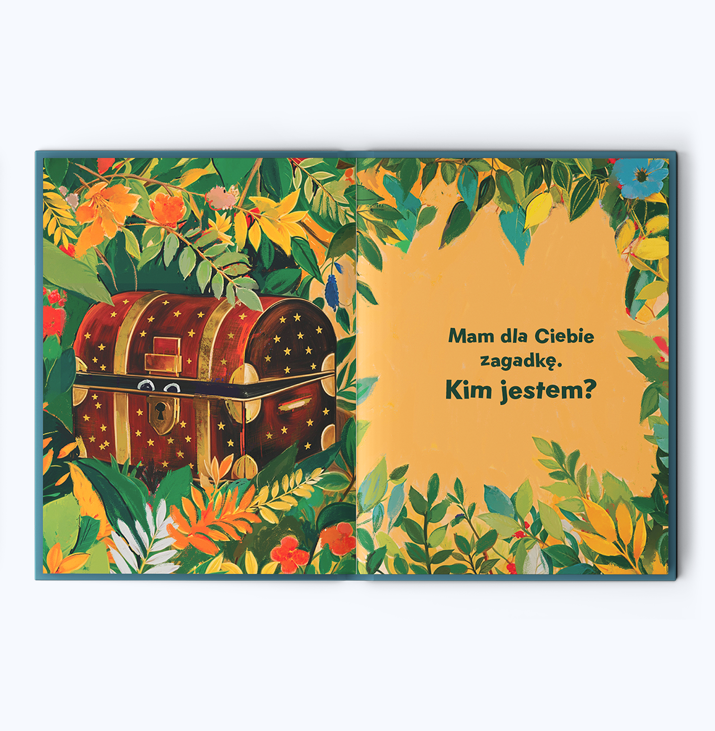 Zestaw "Moja magiczna moc" składa się z książki opowiadającej o emocjach, zawierającej 40 stron ilustrowanych przygód związanych z zachowaniami zwierząt. Do zestawu dołączono "Mój dziennik nastrojów" z miejscem na zapisywanie emocji oraz naklejki przedstawiające różnorodne stany emocjonalne, wspierające dzieci w nauce rozpoznawania uczuć.