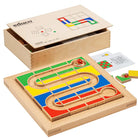 Color Code – gra logiczna do nauki kodowania dla dzieci Educo, ćwiczenia kodowania kolorami z kartami zadań, od 4 lat