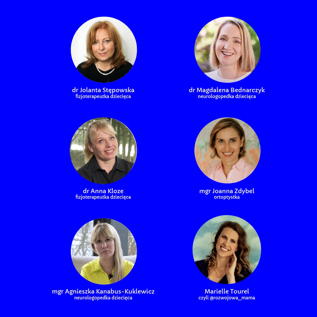 Zespół ekspertów Rozwojowa Mama – 6 specjalistek od rozwoju niemowląt: fizjoterapia, neurologopedia, ortoptyka
