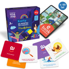 Karty mindfulness do Kostki Aktywności – 48 kolorowych kart z zadaniami uważności, jogi i oddychania dla dzieci od 4 lat
