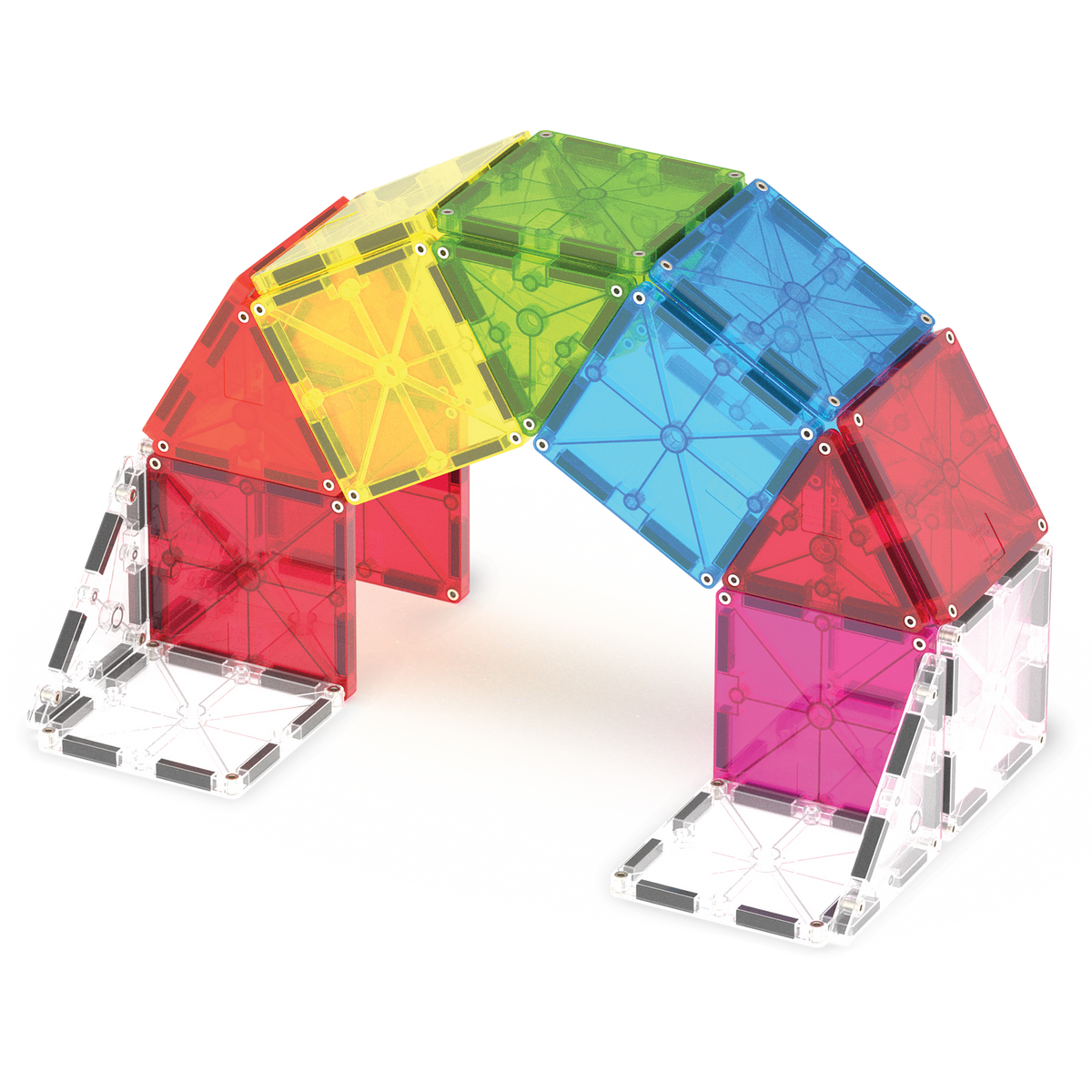 MAGNA-TILES City Center 110 el. – elementy zestawu