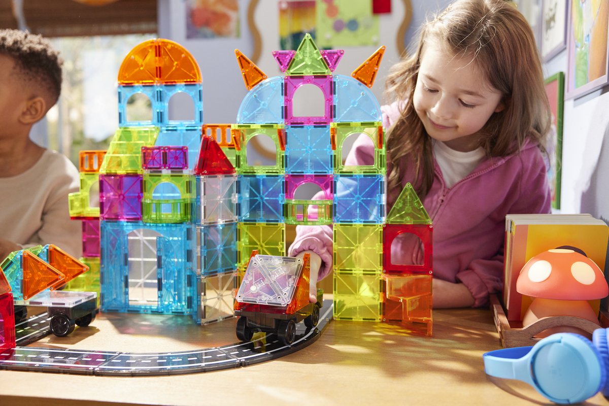 MAGNA-TILES City Center – otwierane podwójne drzwi