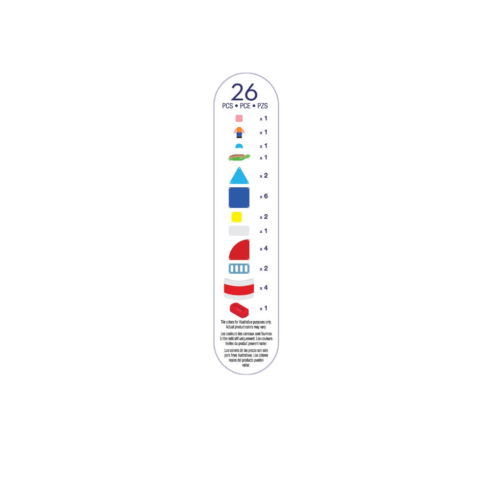 MAGNA-TILES Lighthouse Rescue 26 el. – opakowanie