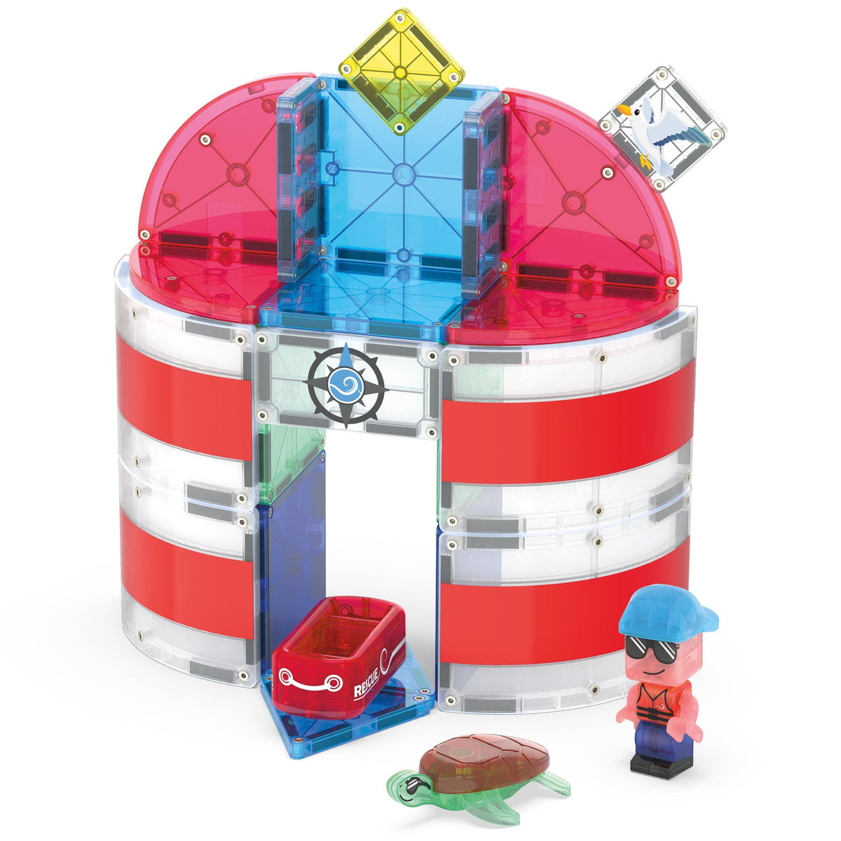 MAGNA-TILES Lighthouse Rescue – tratwa Rescue Raft
