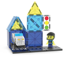 MAGNA-TILES Police Patrol – pojazd terenowy z nakładką ATV Top
