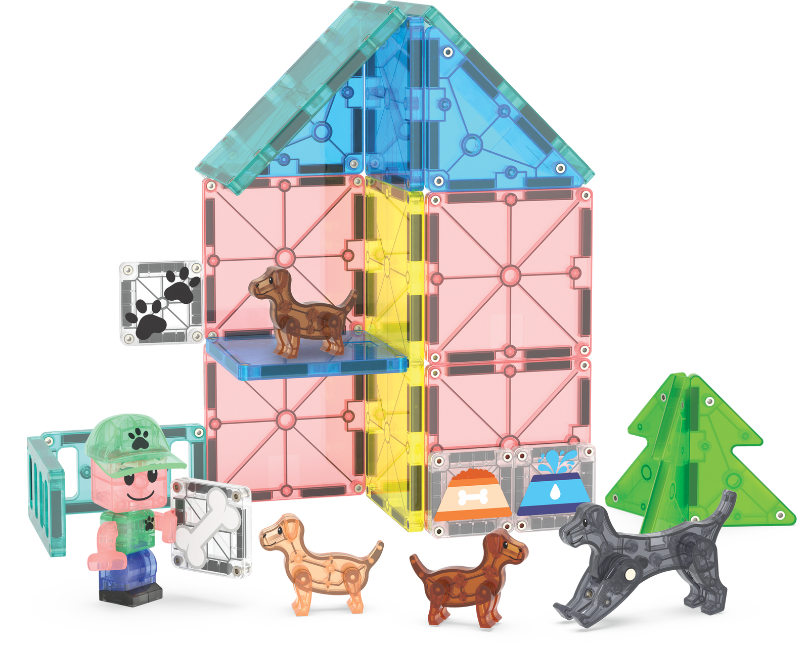 MAGNA-TILES Puppy Park – tor przeszkód dla piesków