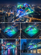 RC Fighter Jet H270 zdalnie sterowany – prezentacja samolotu RC z różnych perspektyw, design odrzutowca