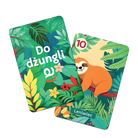 Jakość wykonania kart Do Dżungli – premium design rewersu i awersu, trwałe karty do wielokrotnej zabawy