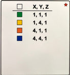 Konstrukcja 3D z klocków BUILD XYZ Montessori Educo – dziecko buduje złożoną budowlę według karty przestrzennej